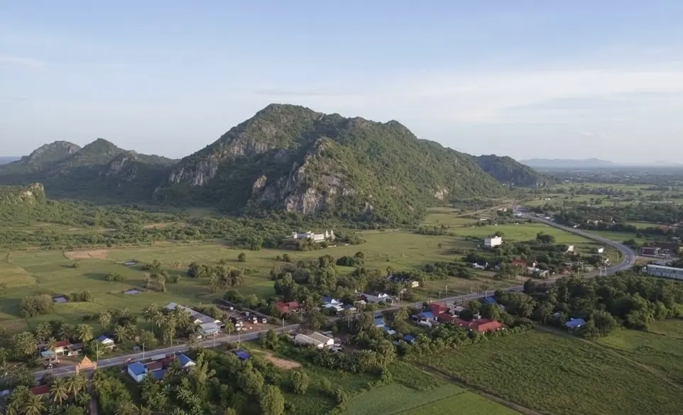 Mountain View of Kampot Village